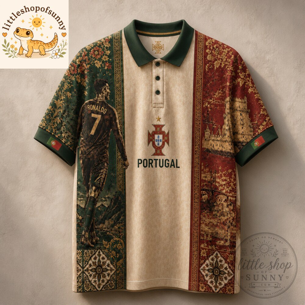 Cristiano Ronaldo Portugal Style Polo Shirt 2026