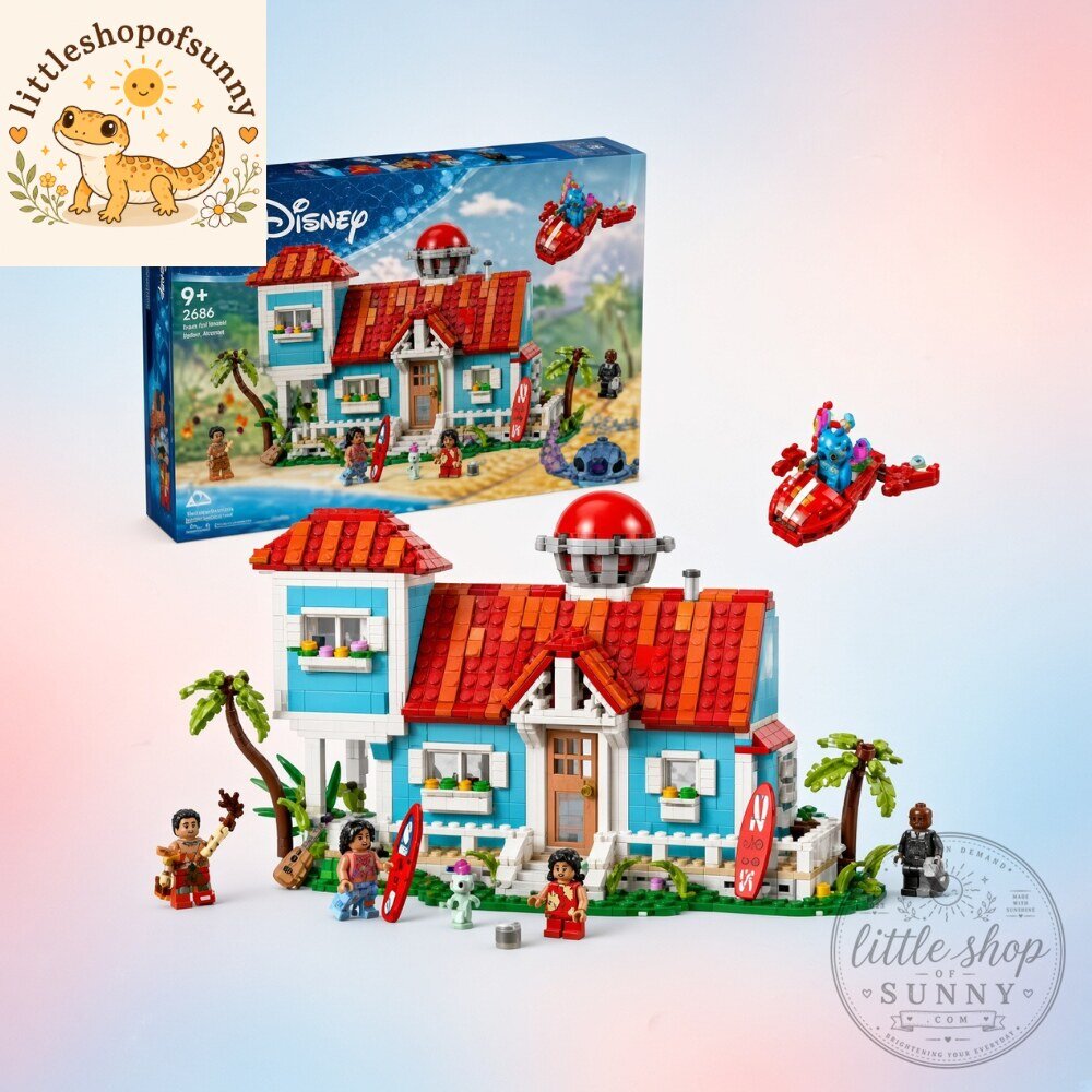 Lilo & Stitch Beach House LEGO Building Set 2 Lilo & Stitch Beach House LEGO Building Set
