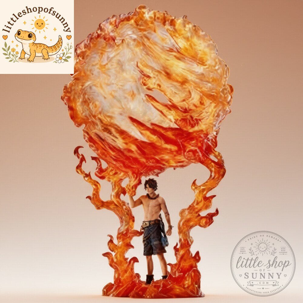 One Piece Portgas D Ace Flame Emperor Figurine 2026