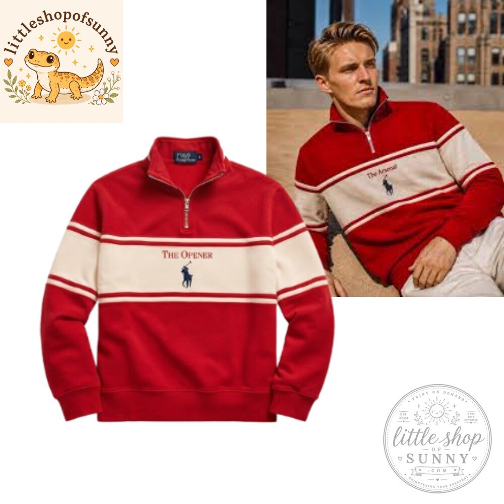 Arsenal x Ralph Lauren Zip Polo Shirt 2026 Arsenal x Ralph Lauren 2026 Zip Polo Shirt