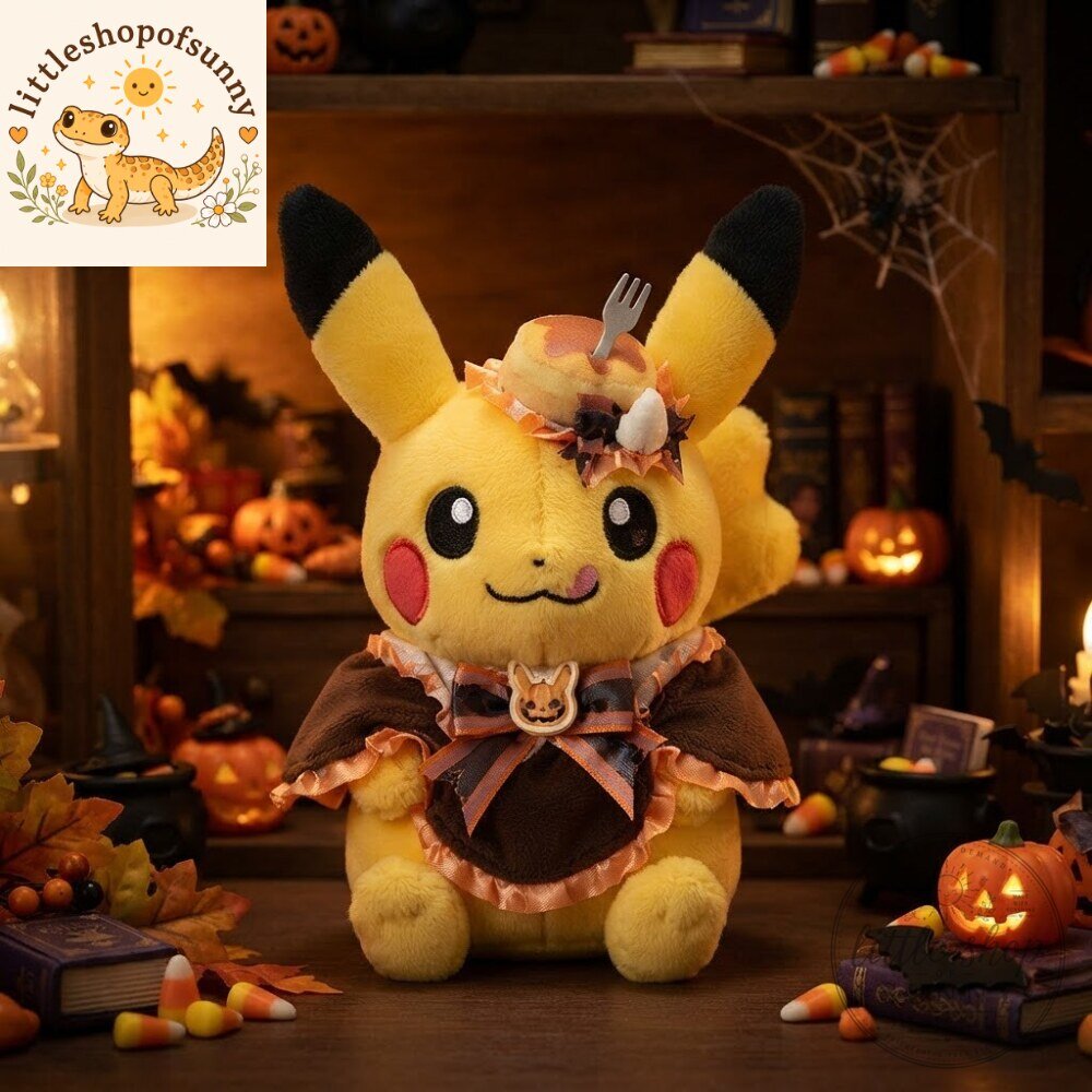 Halloween Pikachu Plush Toy Pokemon Stuffed Animal 2026