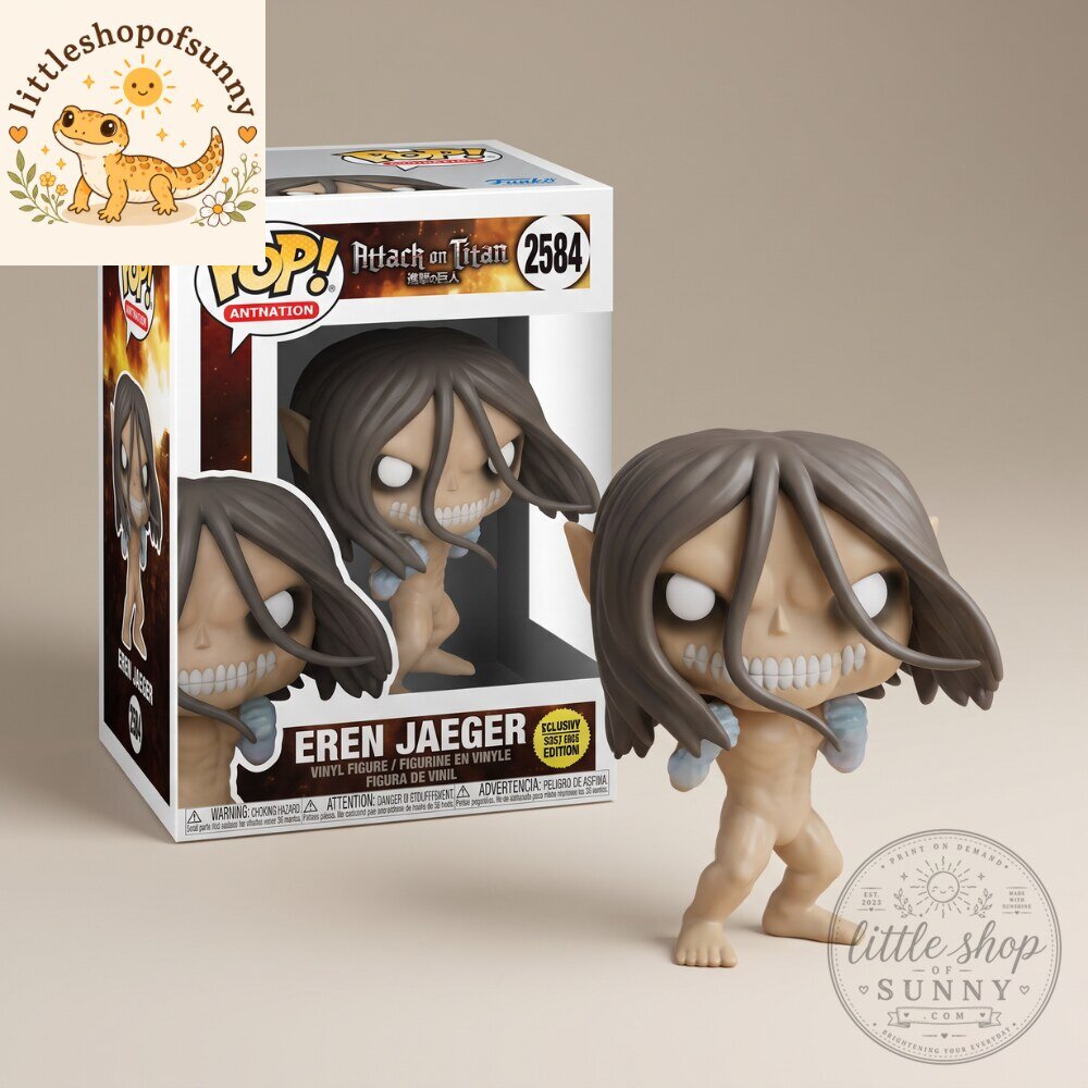 Funko Pop Attack on Titan Eren Jaeger Vinyl Figure 3 Funko Pop Attack on Titan Eren Jaeger Vinyl Figure