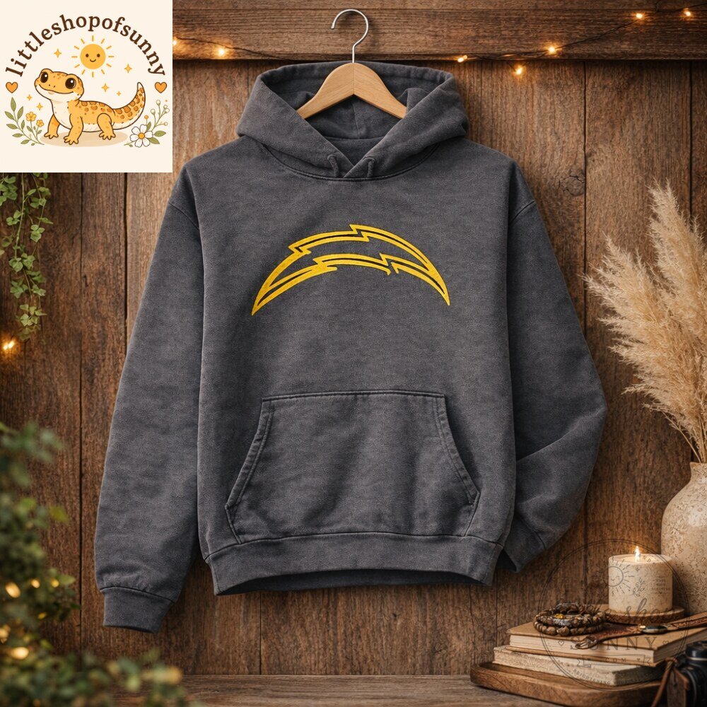 Los Angeles Chargers Style Pullover Hoodie