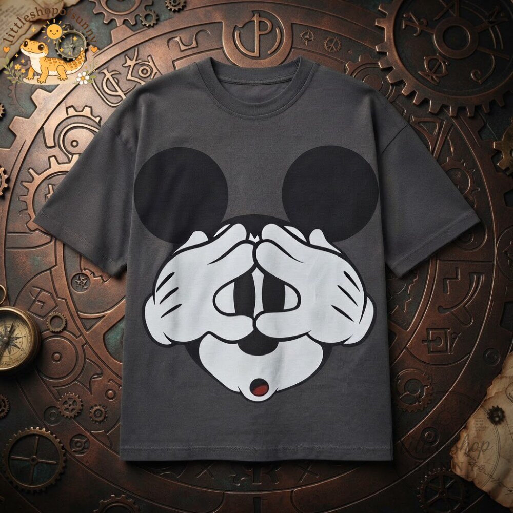 Mickey Mouse Hands Graphic Oversized T Shirt 5 Mickey Mouse Hands Graphic Oversized T Shirt