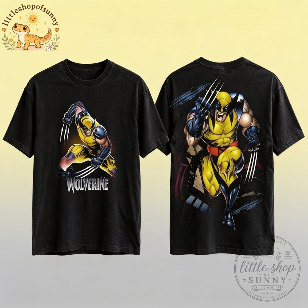 Marvel Wolverine Claw Attack Graphic T-Shirt X Men Superhero Tee 3 Marvel Wolverine Claw Attack Graphic T-Shirt X Men Superhero Tee