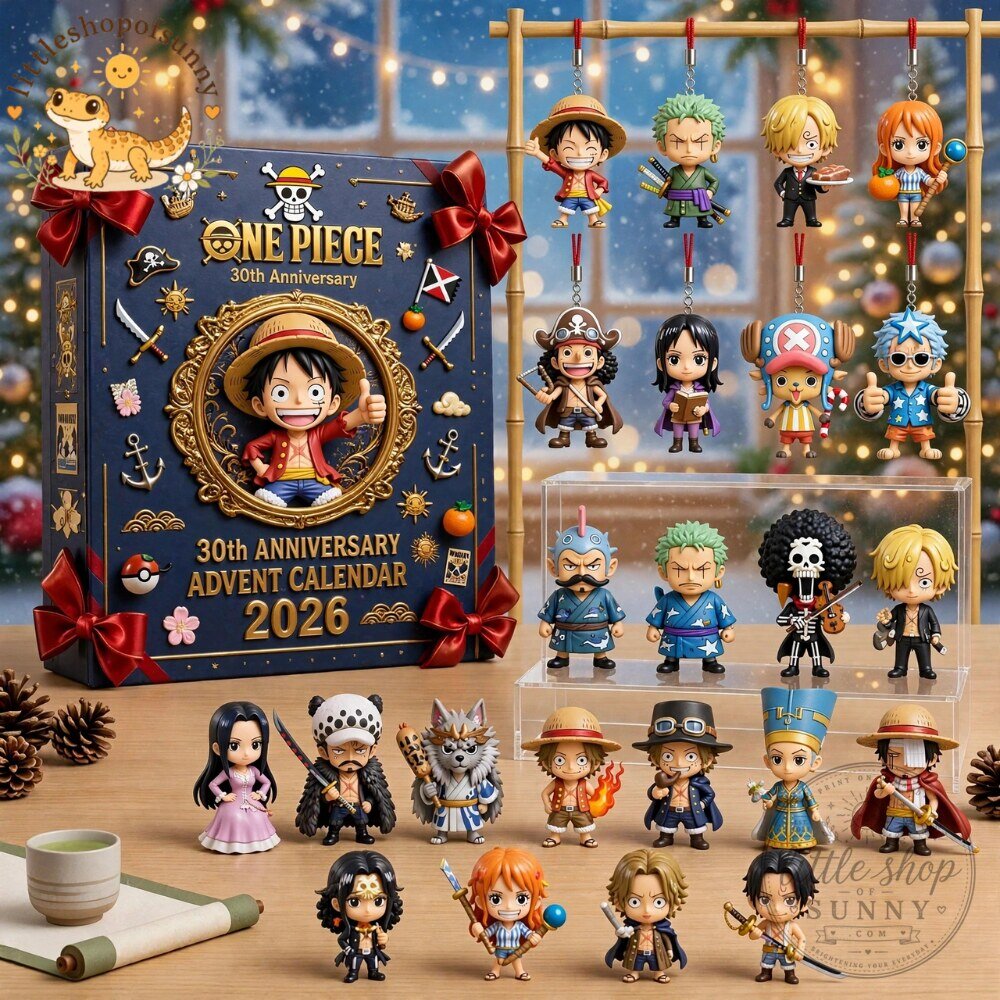 One Piece 30th Anniversary Advent Calendar 2026 Day Anime Acrylic Figure Christmas