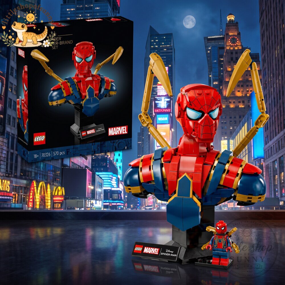 LEGO Marvel Spider-Man Iron Spider Bust Set