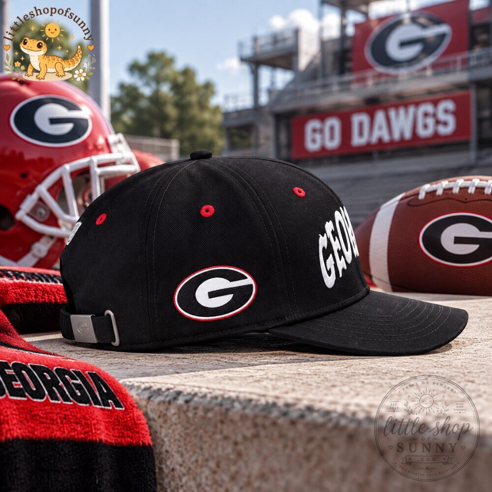 Georgia Bulldogs Black Hat Football Cap 2026 7 Georgia Bulldogs Black Hat Football Cap 2026