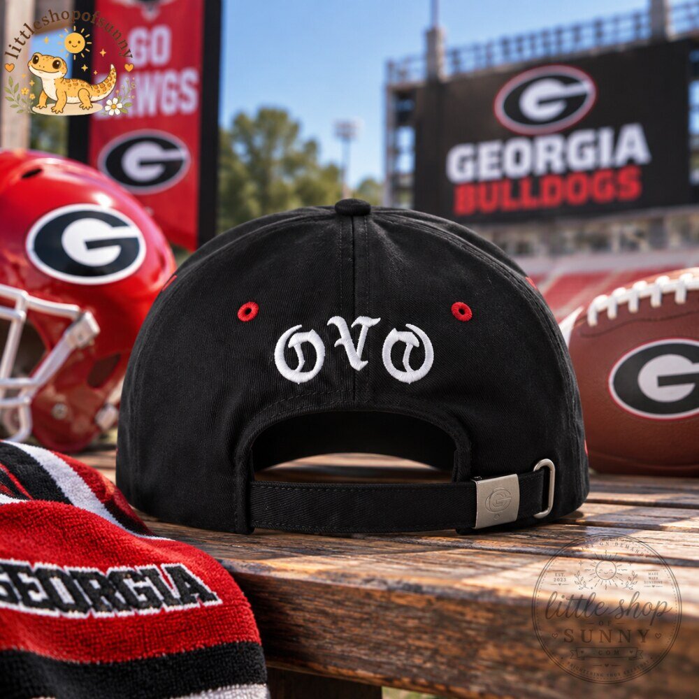 Georgia Bulldogs Black Hat Football Cap 2026 9 Georgia Bulldogs Black Hat Football Cap 2026