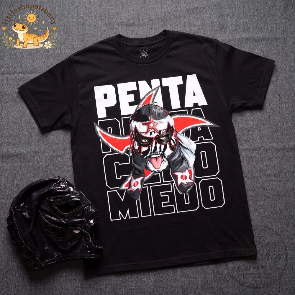 WWE Penta El Zero M Zero Miedo Black T Shirt 6 WWE Penta El Zero M Zero Miedo Black T Shirt