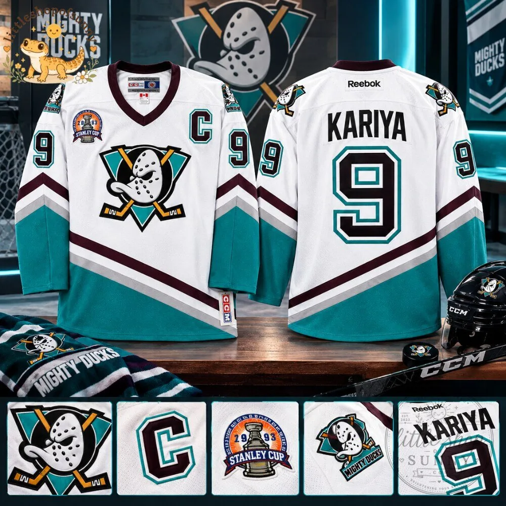 Paul Kariya Mighty Ducks Reebok Away Jersey