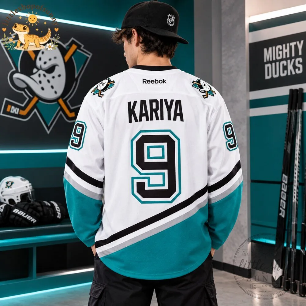 Paul Kariya Mighty Ducks Reebok Away Jersey 6 Paul Kariya Mighty Ducks Reebok Away Jersey