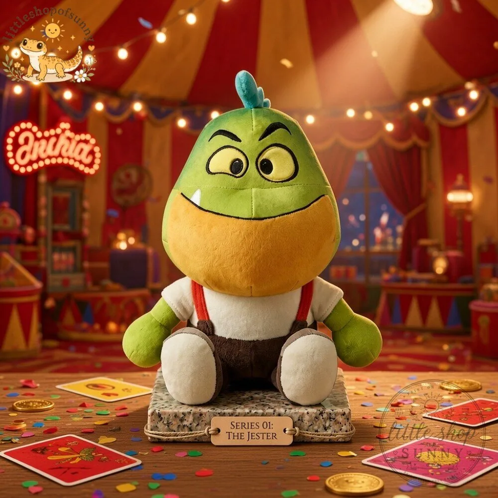 The Jester Series 01 Green Monster Plush Toy Collectible 2026 6 The Jester Series 01 Green Monster Plush Toy Collectible 2026