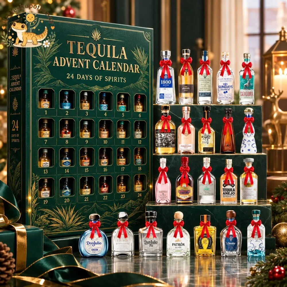Advent Calendar 2026 24 Days of Spirits Mini Bottles Gift Set