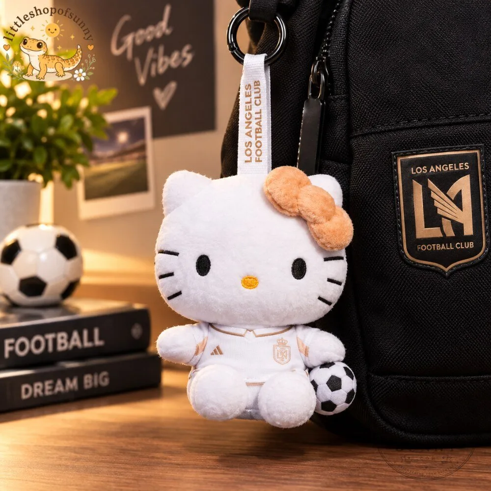 Hello Kitty x Los Angeles Football Club Plush Keychain 2026