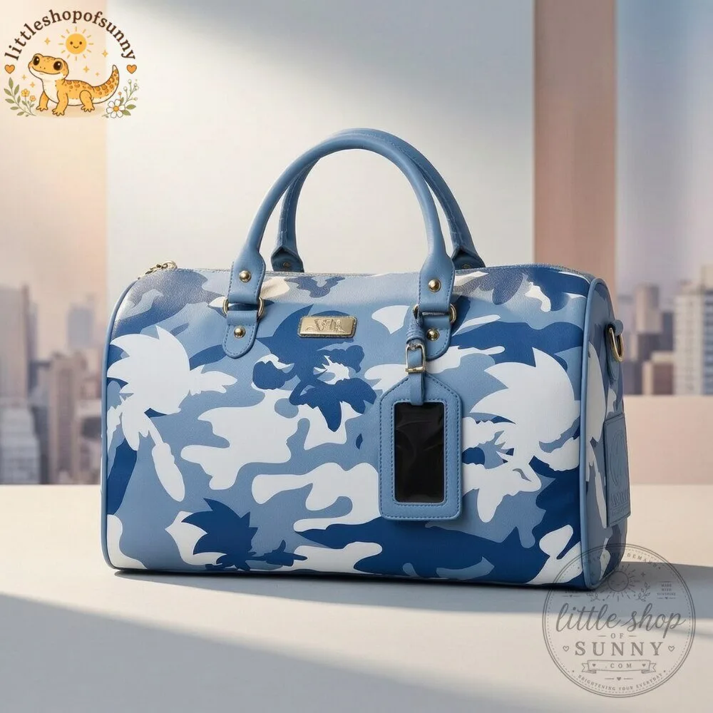 Sonic the Hedgehog Blue Camo Duffel Bag 2026 4 Sonic the Hedgehog Blue Camo Duffel Bag 2026