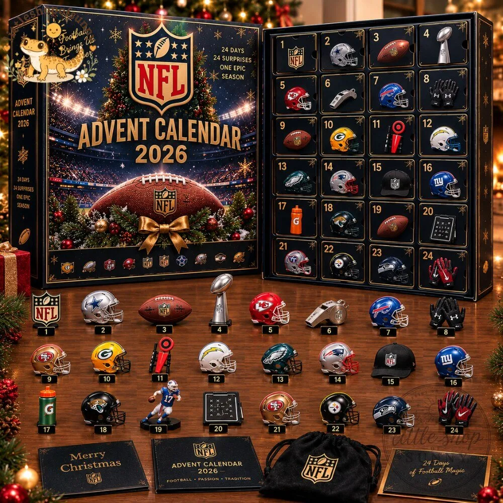 NFL Advent Calendar 2026 24 Days of Football Collectible Surprises 4 NFL Advent Calendar 2026 24 Days of Football Collectible Surprises
