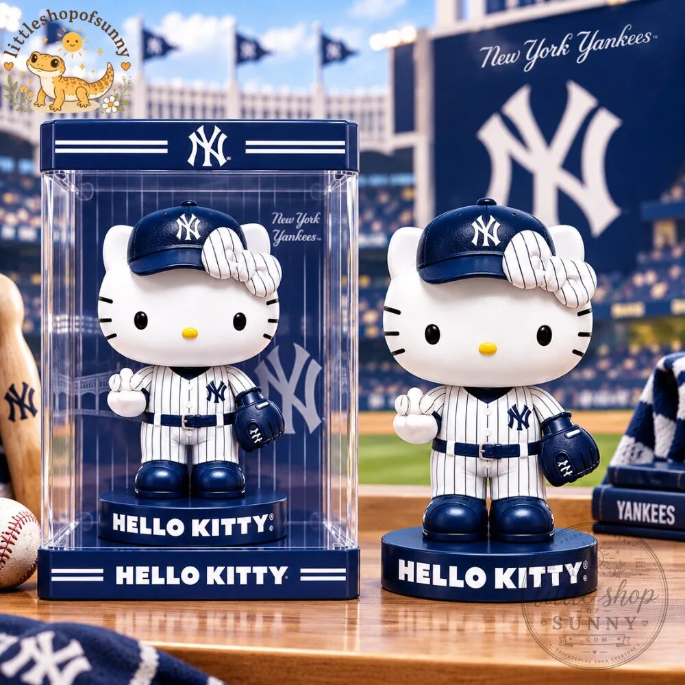 New York Yankees Hello Kitty Figurine 2026 3 New York Yankees Hello Kitty Figurine 2026