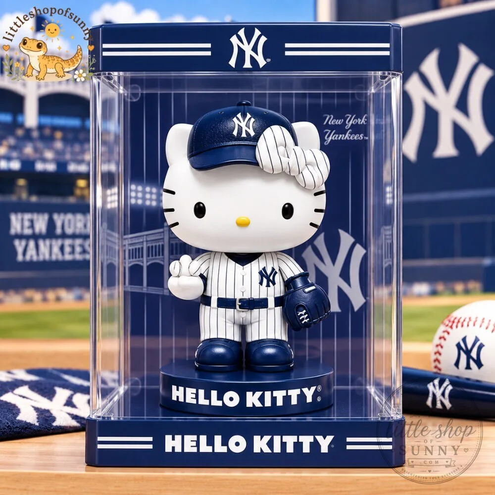 New York Yankees Hello Kitty Figurine 2026 4 New York Yankees Hello Kitty Figurine 2026