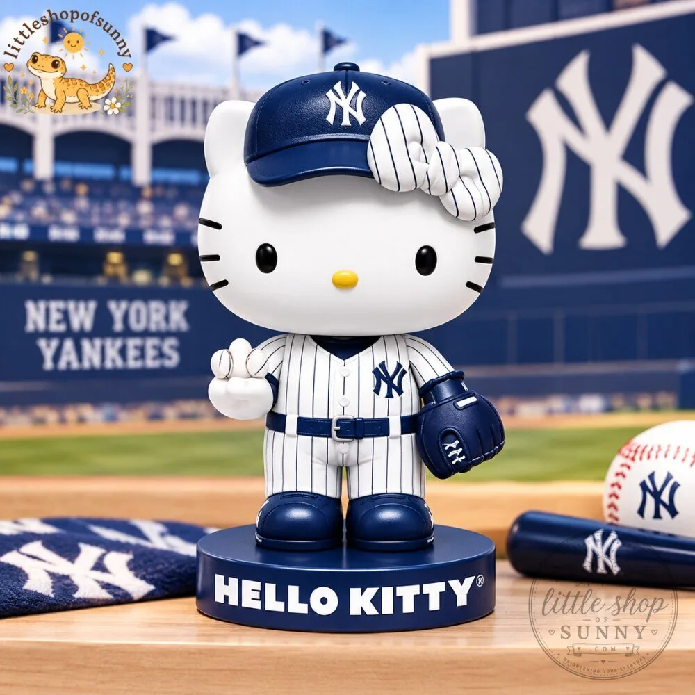 New York Yankees Hello Kitty Figurine 2026 5 New York Yankees Hello Kitty Figurine 2026
