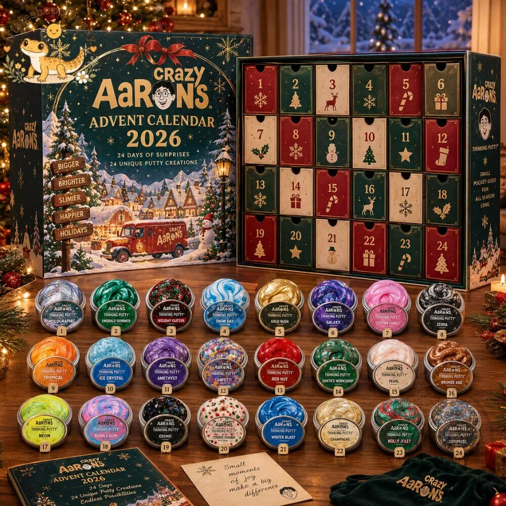 Crazy Aaron's Thinking Putty Advent Calendar 2026 3 Crazy Aaron's Thinking Putty Advent Calendar 2026