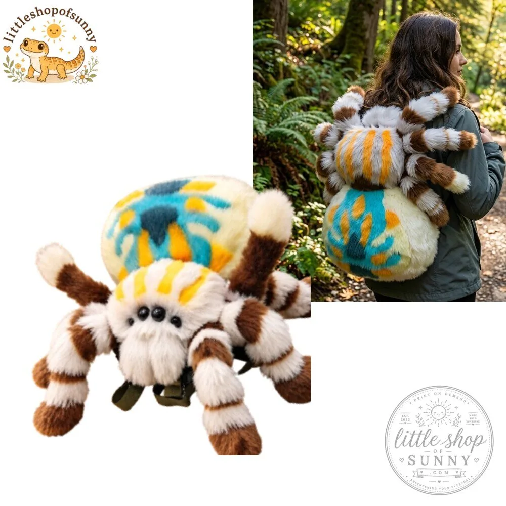 Plush Spider Backpack Cute Spider Stuffed Animal Bag 2026 4 Plush Spider Backpack Cute Spider Stuffed Animal Bag 2026