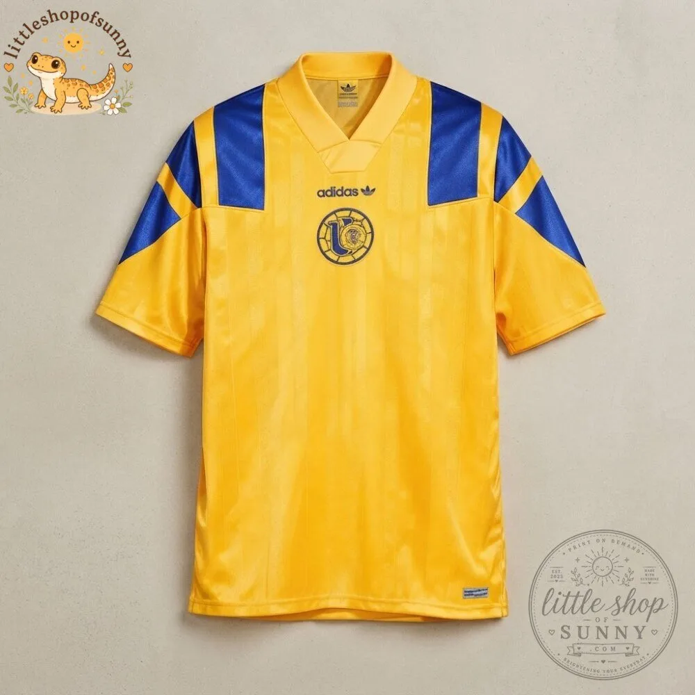 Adidas Yellow and Blue Vintage Jersey 2026 5 Adidas Yellow and Blue Vintage Jersey 2026