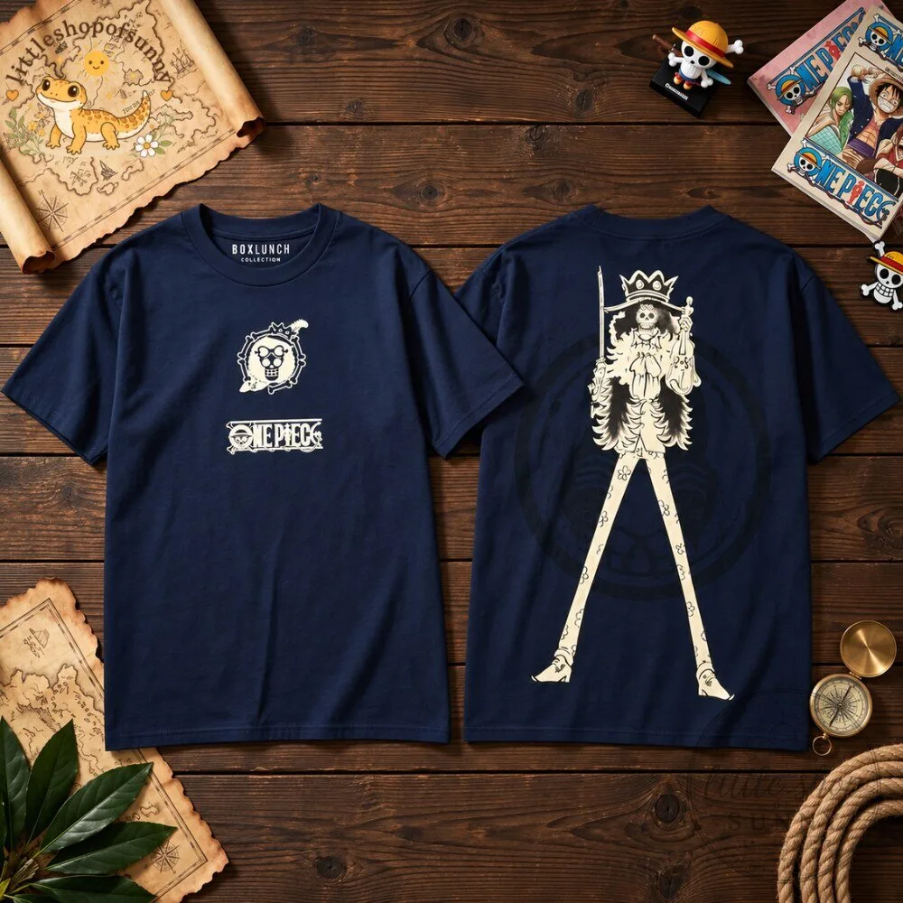 "2026 Must-Have: One Piece, Poppy Playtime, Sophie Cunningham, PIX Collectibles" 20 BoxLunch One Piece Brook Soul King Navy T Shirt 2026