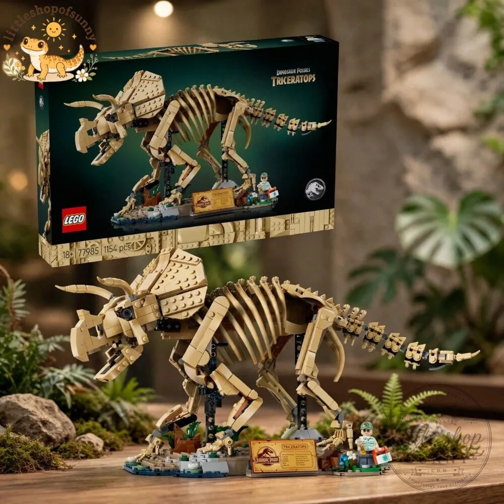 LEGO Jurassic Park Dinosaur Fossils Triceratops 77985 Building Set