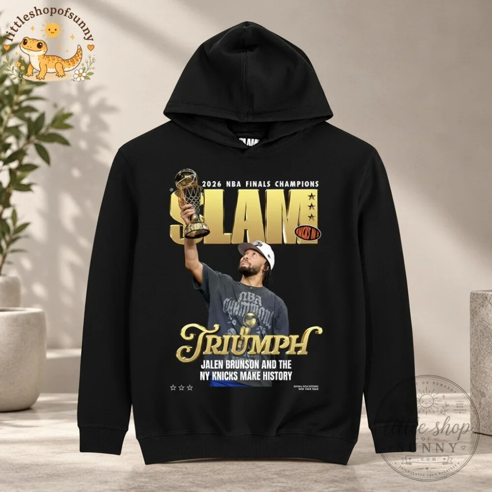 Jalen Brunson SLAM Cover Hoodie NY Knicks 2026 Champions Merch 4 Jalen Brunson SLAM Cover Hoodie NY Knicks 2026 Champions Merch