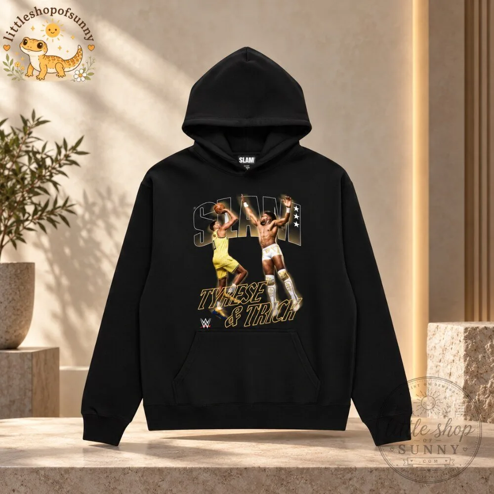 SLAM x WWE Tyrese Haliburton and Trick Williams Remix Hoodie