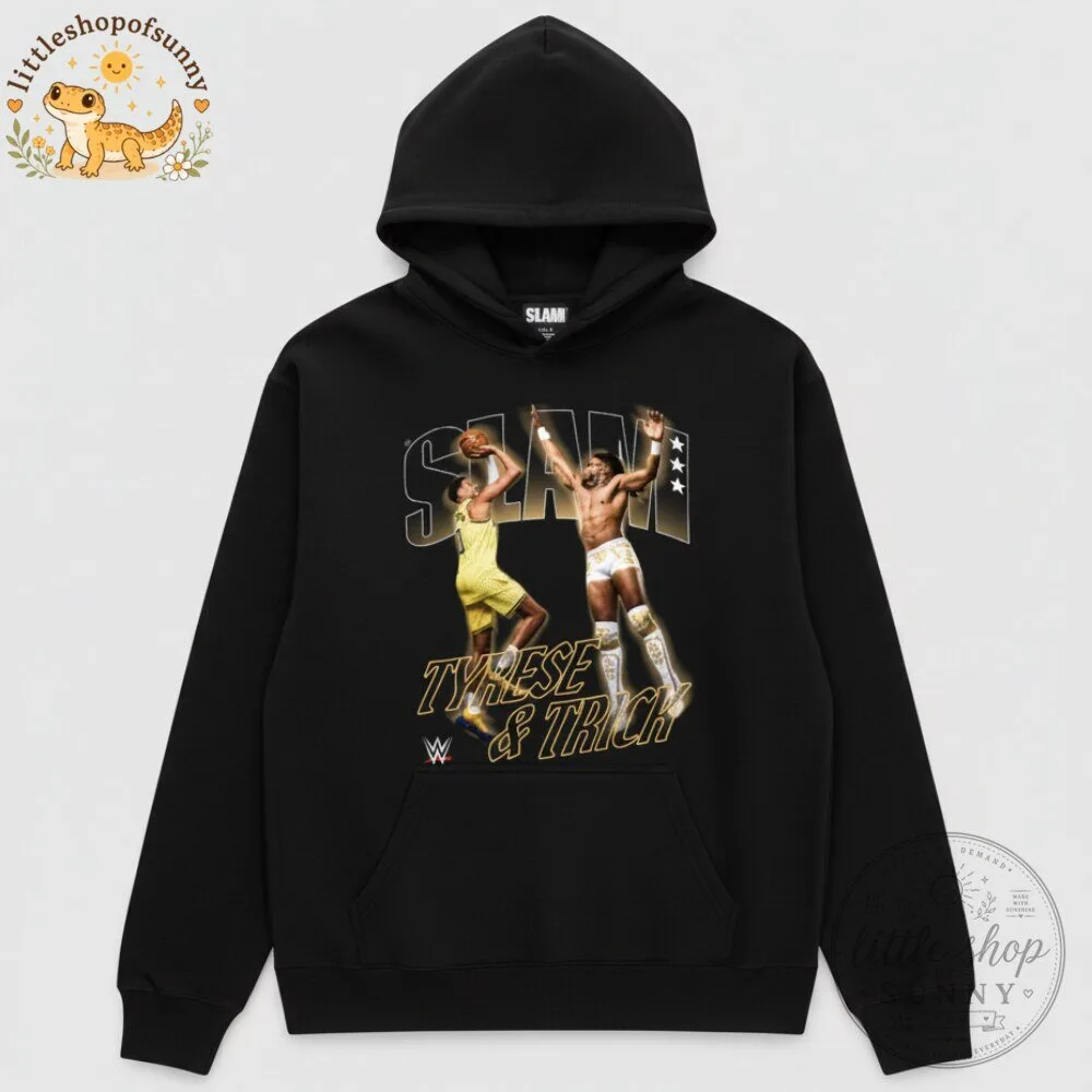 SLAM x WWE Tyrese Haliburton and Trick Williams Remix Hoodie 4 SLAM x WWE Tyrese Haliburton and Trick Williams Remix Hoodie