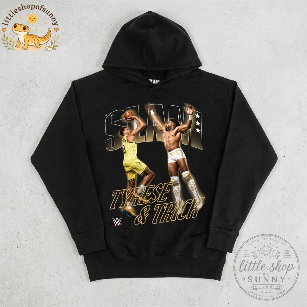 SLAM x WWE Tyrese Haliburton and Trick Williams Remix Hoodie 5 SLAM x WWE Tyrese Haliburton and Trick Williams Remix Hoodie