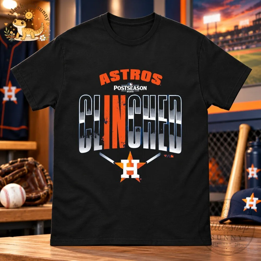 Houston Astros 2026 MLB Postseason Clinched T Shirt
