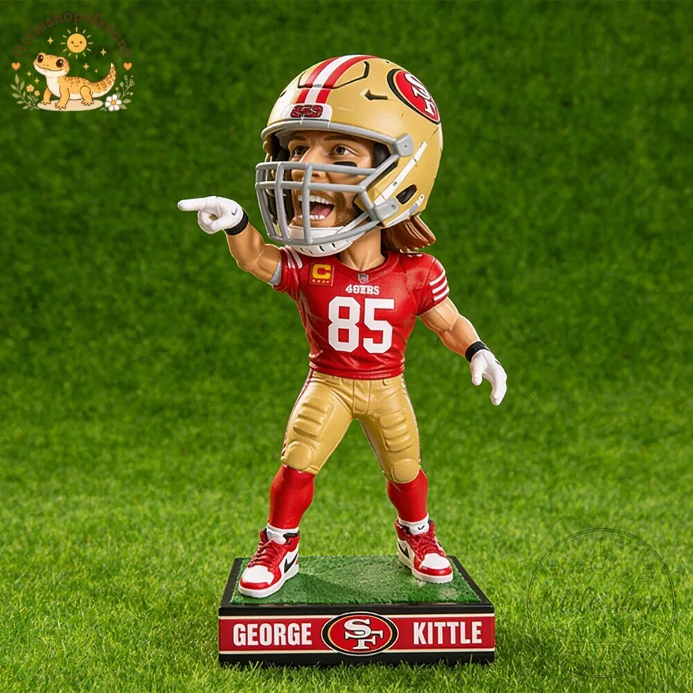 George Kittle San Francisco 49ers 2026 SGA Premium Bobblehead Figure 4 George Kittle San Francisco 49ers 2026 SGA Premium Bobblehead Figure