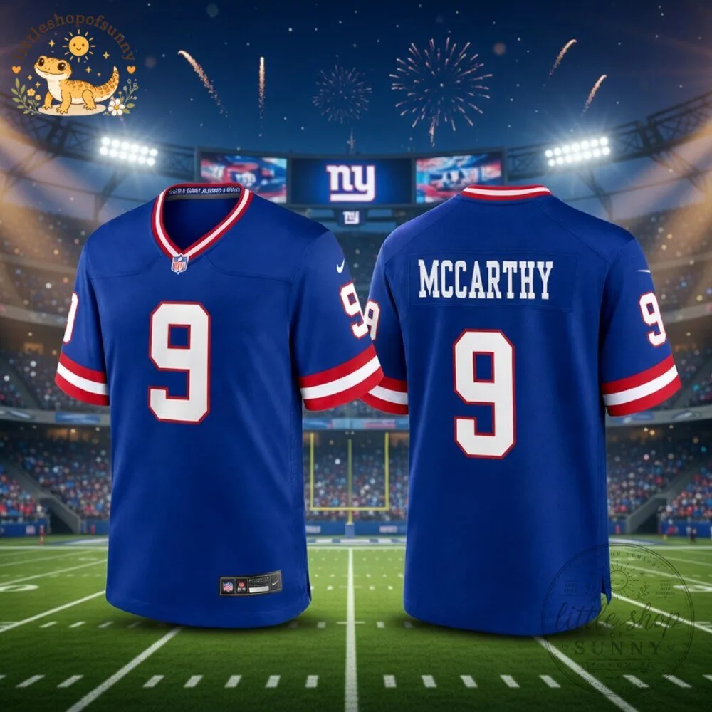 New New York Giants J J McCarthy Jersey