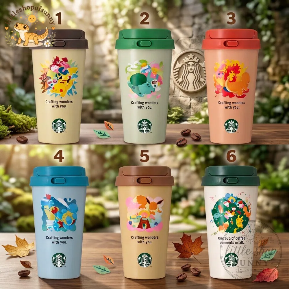 Starbucks x Pokemon Merch 2026