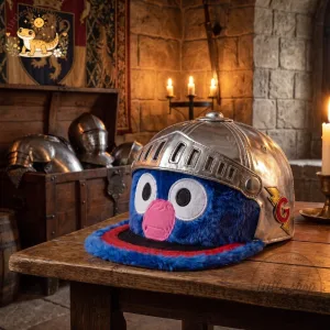Bull Airs x Sesame Street Super Grover Knight Helmet Hat 2026