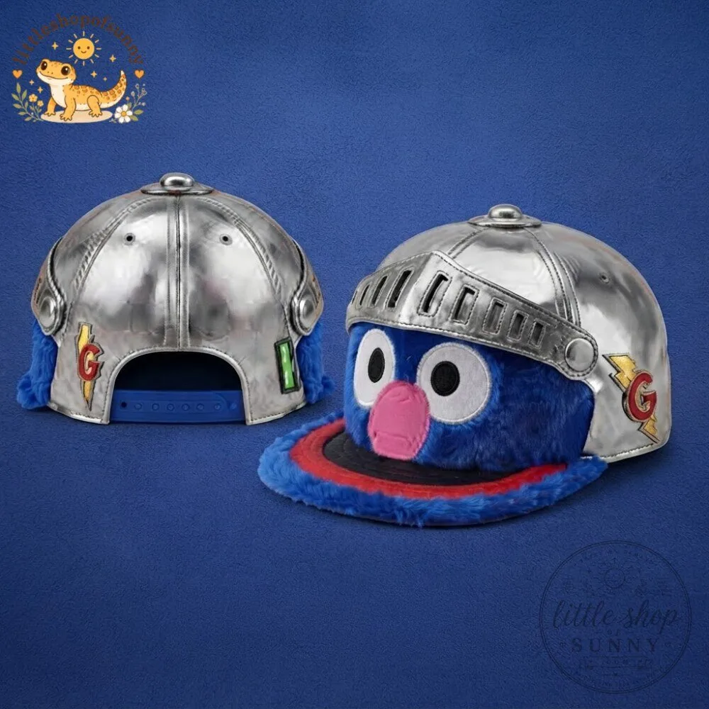 Bull Airs x Sesame Street Super Grover Knight Helmet Hat 2026 5 Bull Airs x Sesame Street Super Grover Knight Helmet Hat 2026
