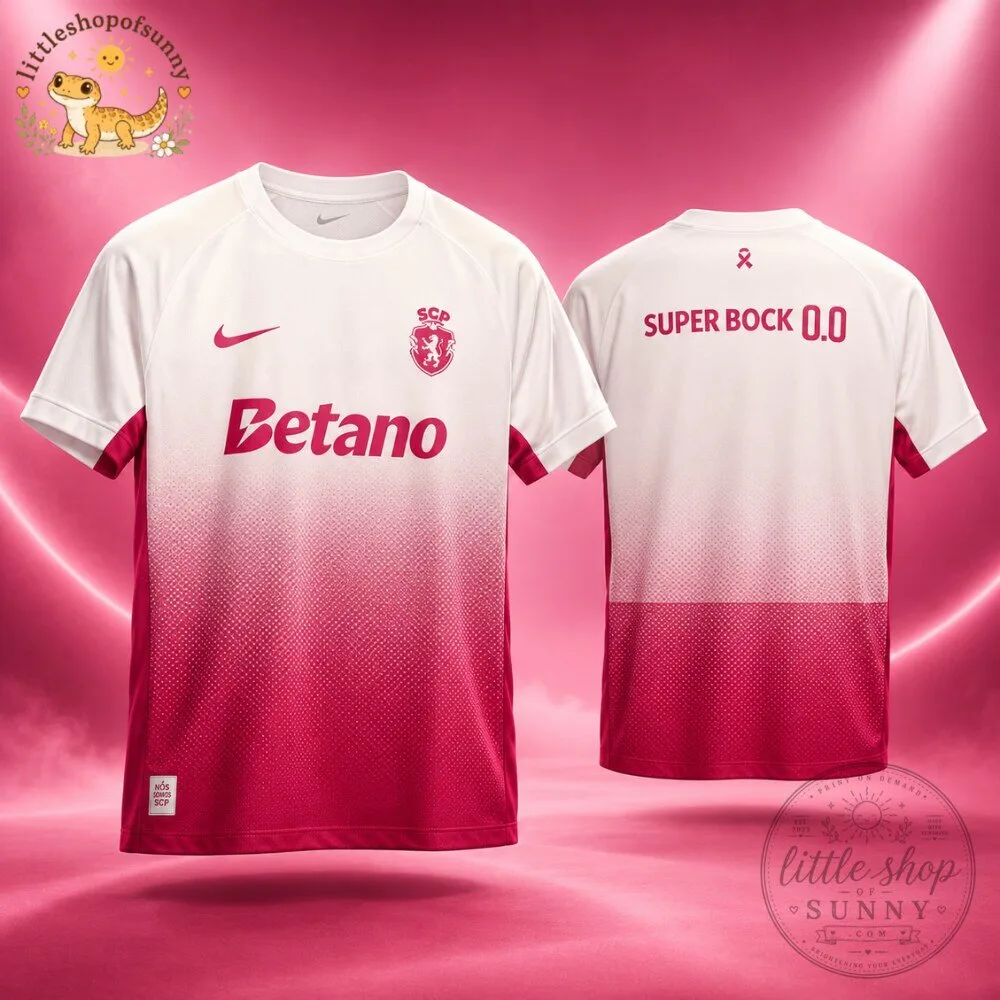 Sporting CP Nike Pink October Shirt 2026 2027