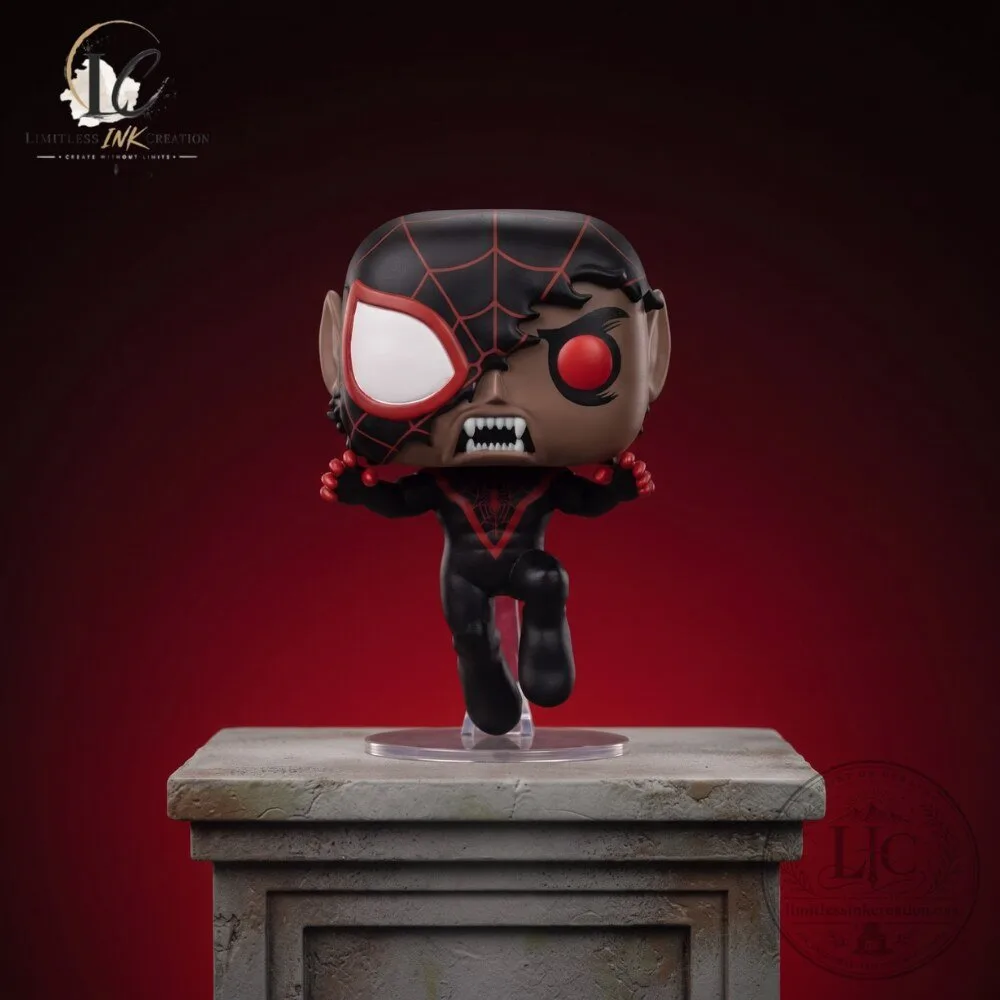 Funko Pop Miles Morales Vampire 1633 NYCC 7 Funko Pop Miles Morales Vampire 1633 NYCC