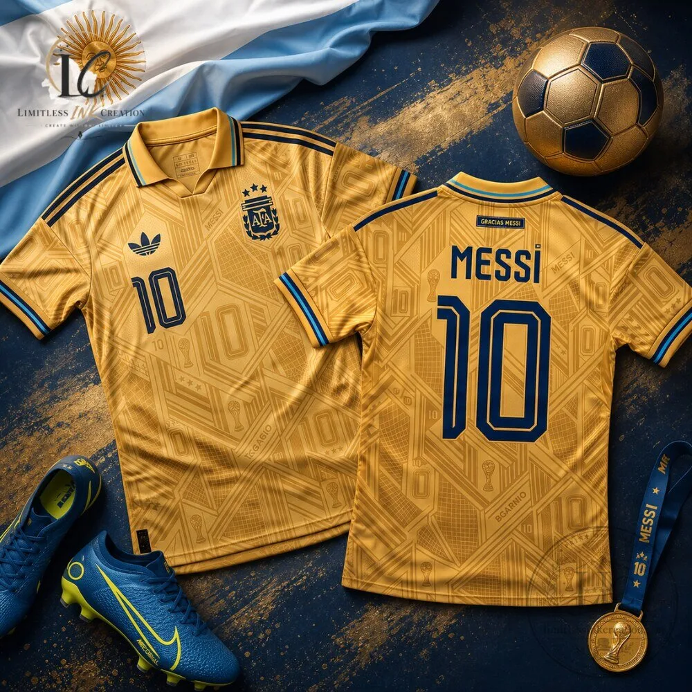 Best Argentina Messi Gold Special Edition Jersey 5 Best Argentina Messi Gold Special Edition Jersey