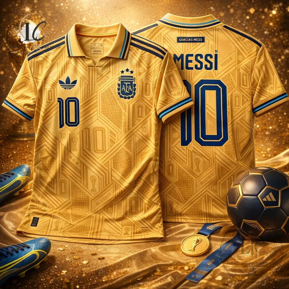 Best Argentina Messi Gold Special Edition Jersey 7 Best Argentina Messi Gold Special Edition Jersey