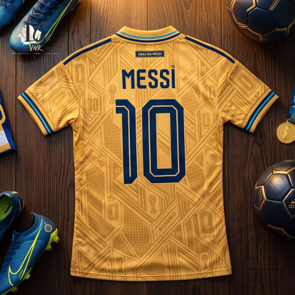 Best Argentina Messi Gold Special Edition Jersey 8 Best Argentina Messi Gold Special Edition Jersey