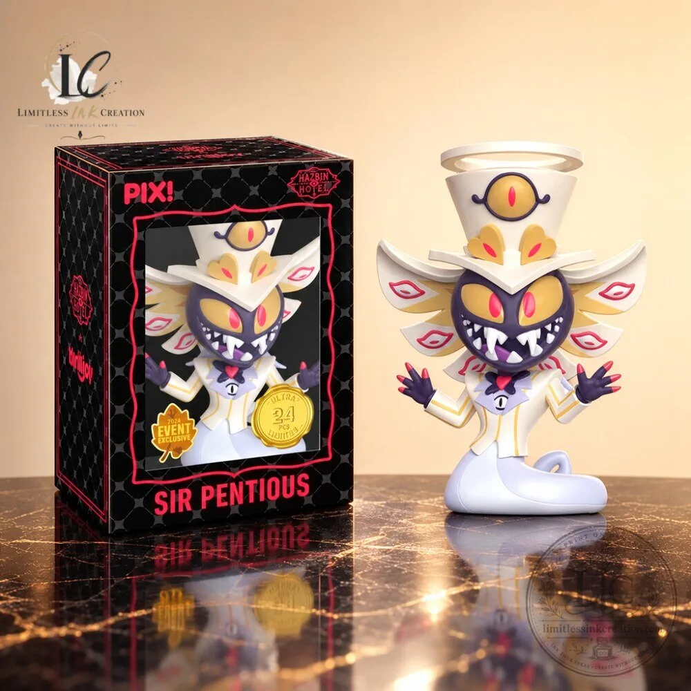 Hazbin Hotel Sir Pentious Thrilljoy PIX Vinyl Figure 6 Hazbin Hotel Sir Pentious Thrilljoy PIX! Vinyl Figure