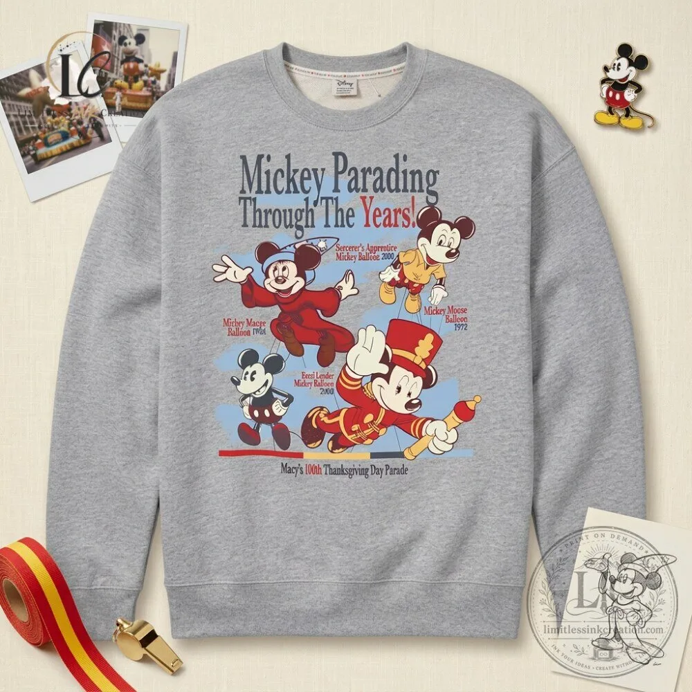 Disney x Macy's Mickey Mouse 100th Thanksgiving Parade Sweatshirt 2026 6 Disney x Macy's Mickey Mouse 100th Thanksgiving Parade Sweatshirt 2026
