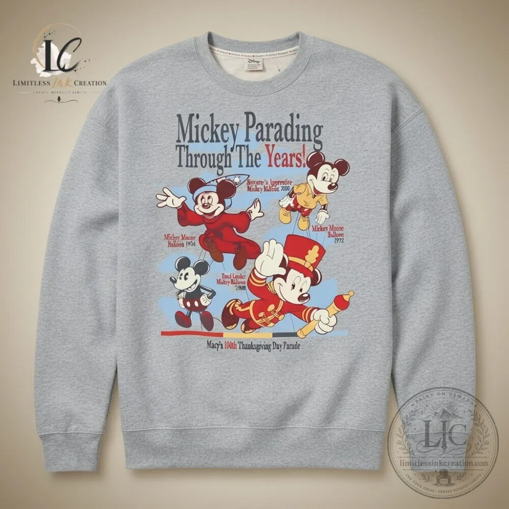 Disney x Macy's Mickey Mouse 100th Thanksgiving Parade Sweatshirt 2026 7 Disney x Macy's Mickey Mouse 100th Thanksgiving Parade Sweatshirt 2026