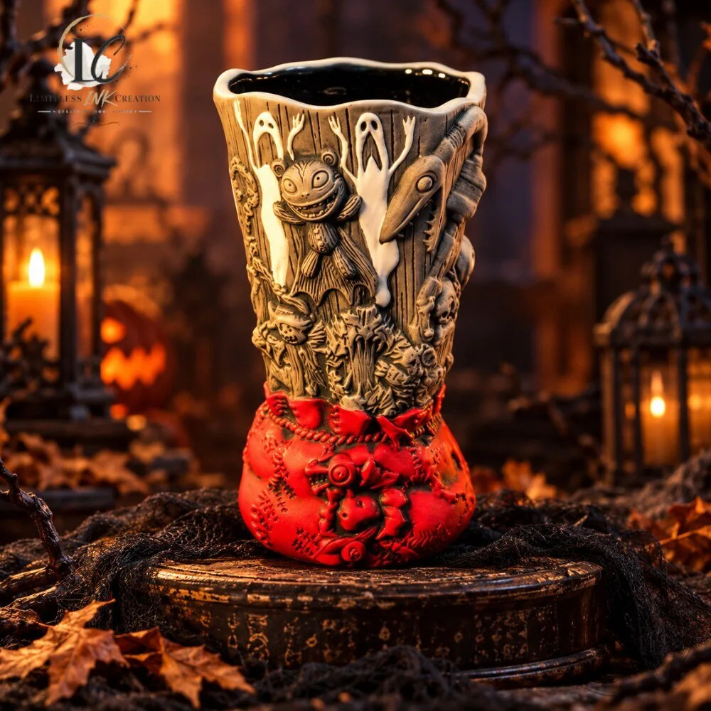 Spooky Nightmare Before Christmas Tiki Mug Halloween Cup 5 Spooky Nightmare Before Christmas Tiki Mug Halloween Cup