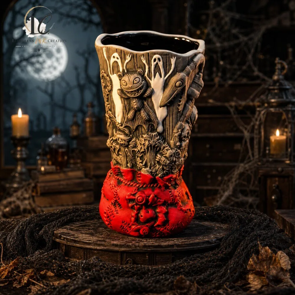 Spooky Nightmare Before Christmas Tiki Mug Halloween Cup 7 Spooky Nightmare Before Christmas Tiki Mug Halloween Cup