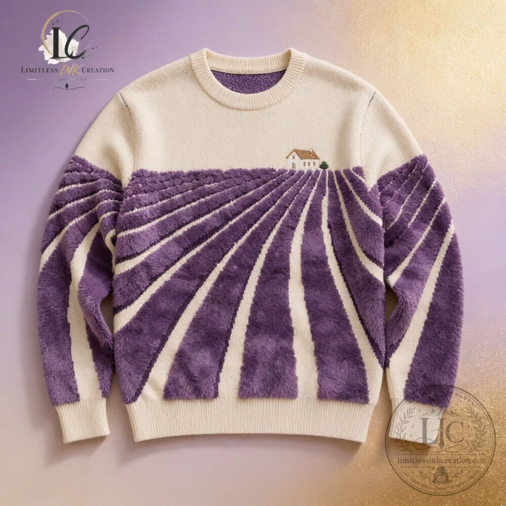 Trending 2026 Lavender Field Knit Sweater YITAI Style Knitwear 9 Trending 2026 Lavender Field Knit Sweater YITAI Style Knitwear
